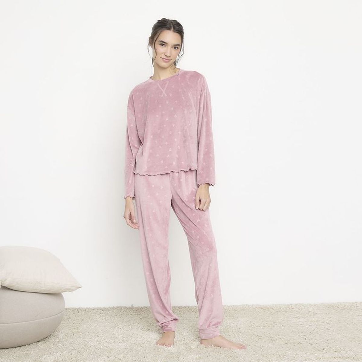 SYBILLA - PIJAMA MOLETON PSVJUV04I2