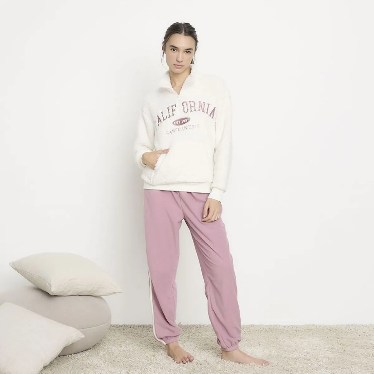 SYBILLA - PIJAMA MOUFLON PSMHOODJ01