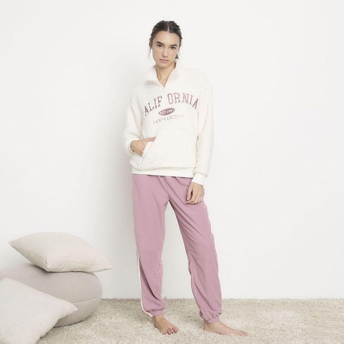 SYBILLA - PIJAMA MOUFLON PSMHOODJ01