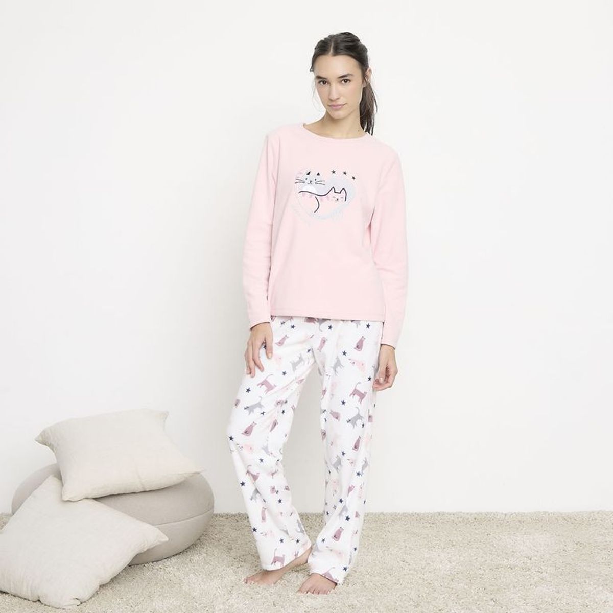 SYBILLA - Pijama completa con pantalón Mujer Manga larga Sybilla