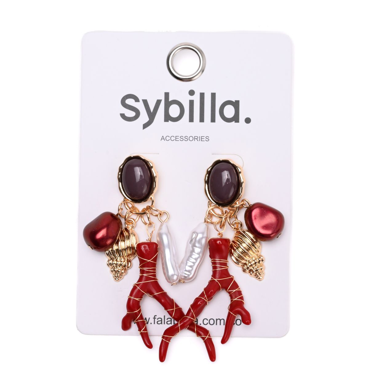 SYBILLA - Bijoux Sybilla  Ccear1I26 Rojo/Cora