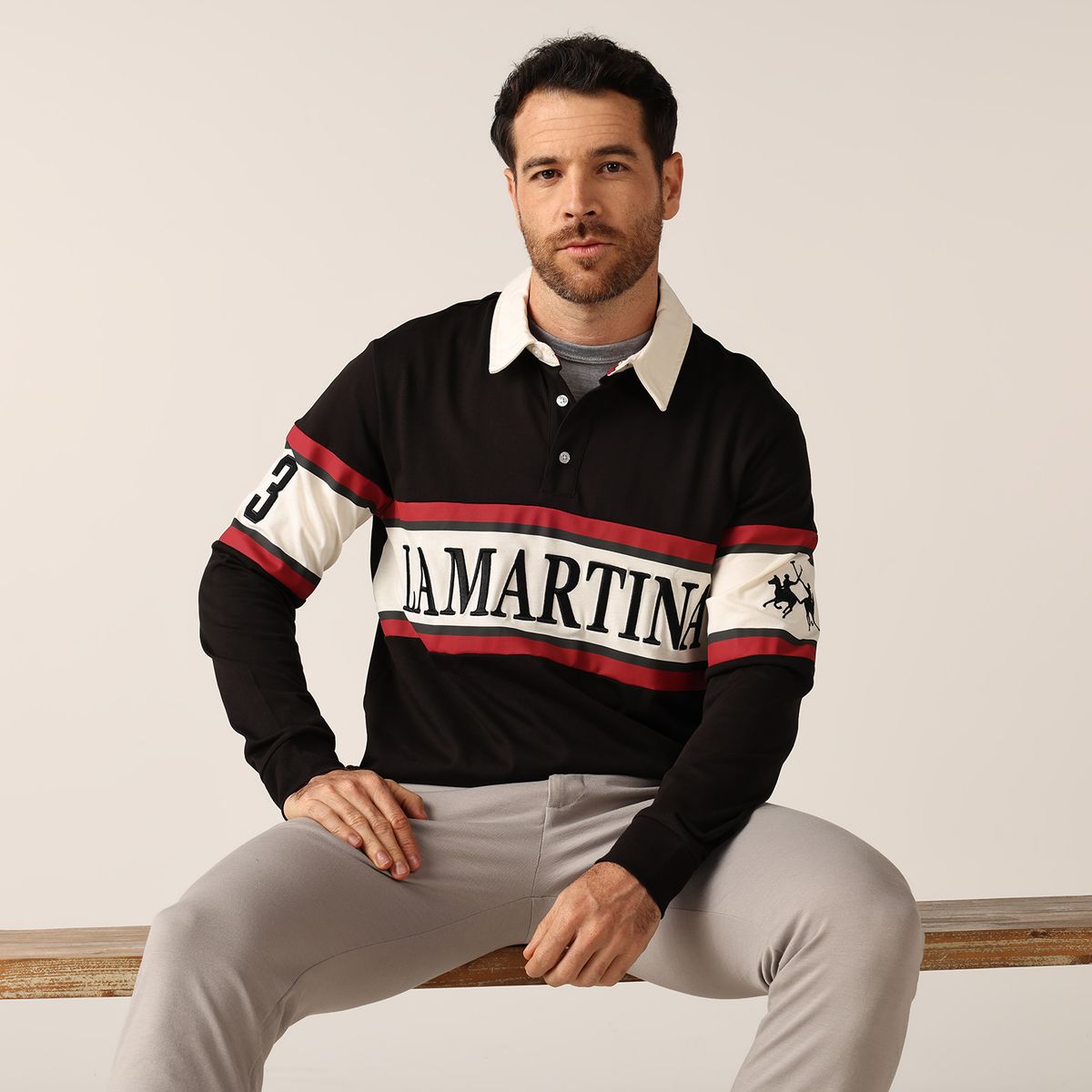  - Camiseta Hombre de Algodón La Martina