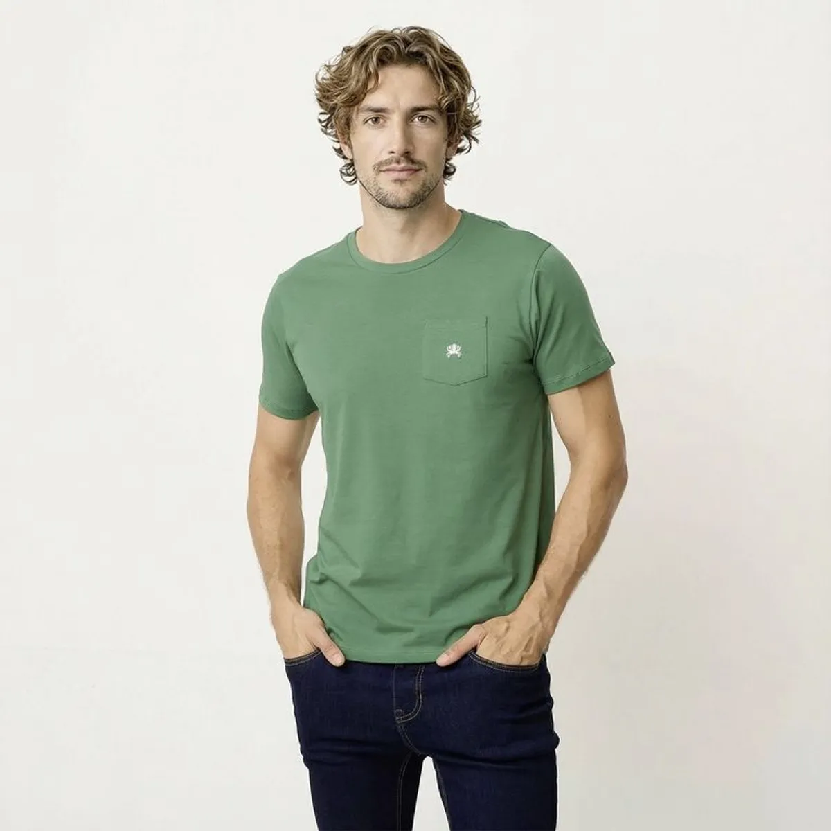 CASCAIS - Camiseta Hombre Manga corta de Algodón Cascais