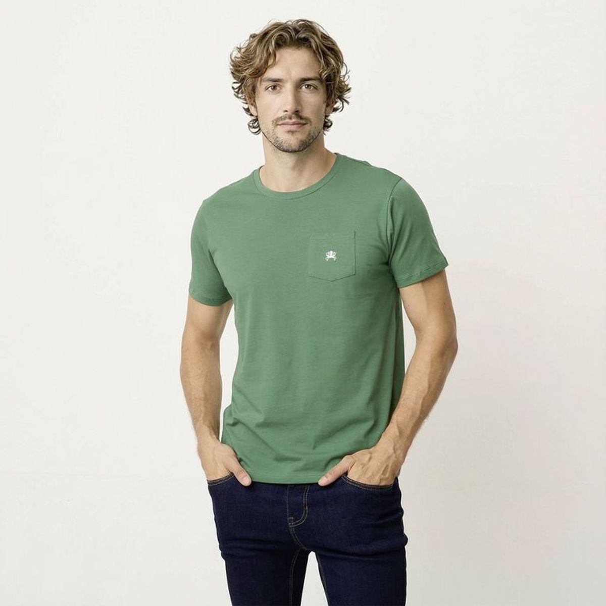 CASCAIS - Camiseta Hombre Manga corta de Algodón Cascais