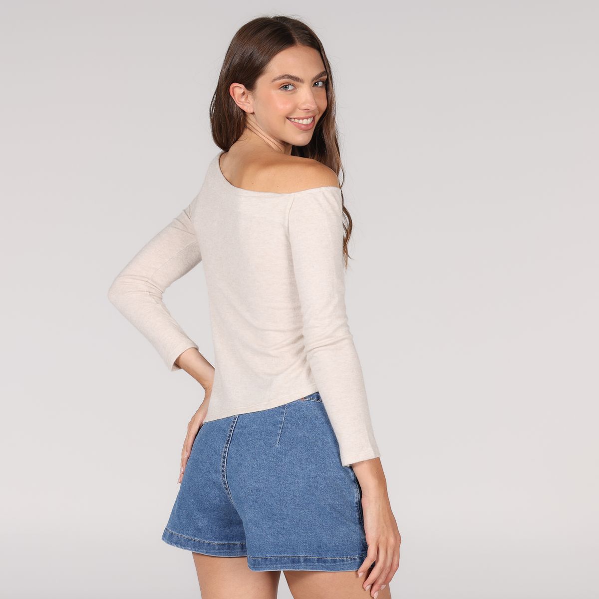 SYBILLA - Falda short Mini Mujer de Algodón Sybilla