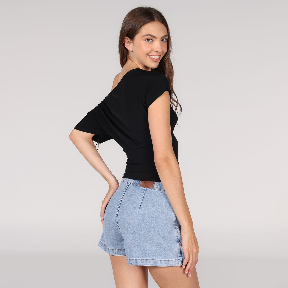 SYBILLA - Falda short Mini Mujer de Algodón Sybilla