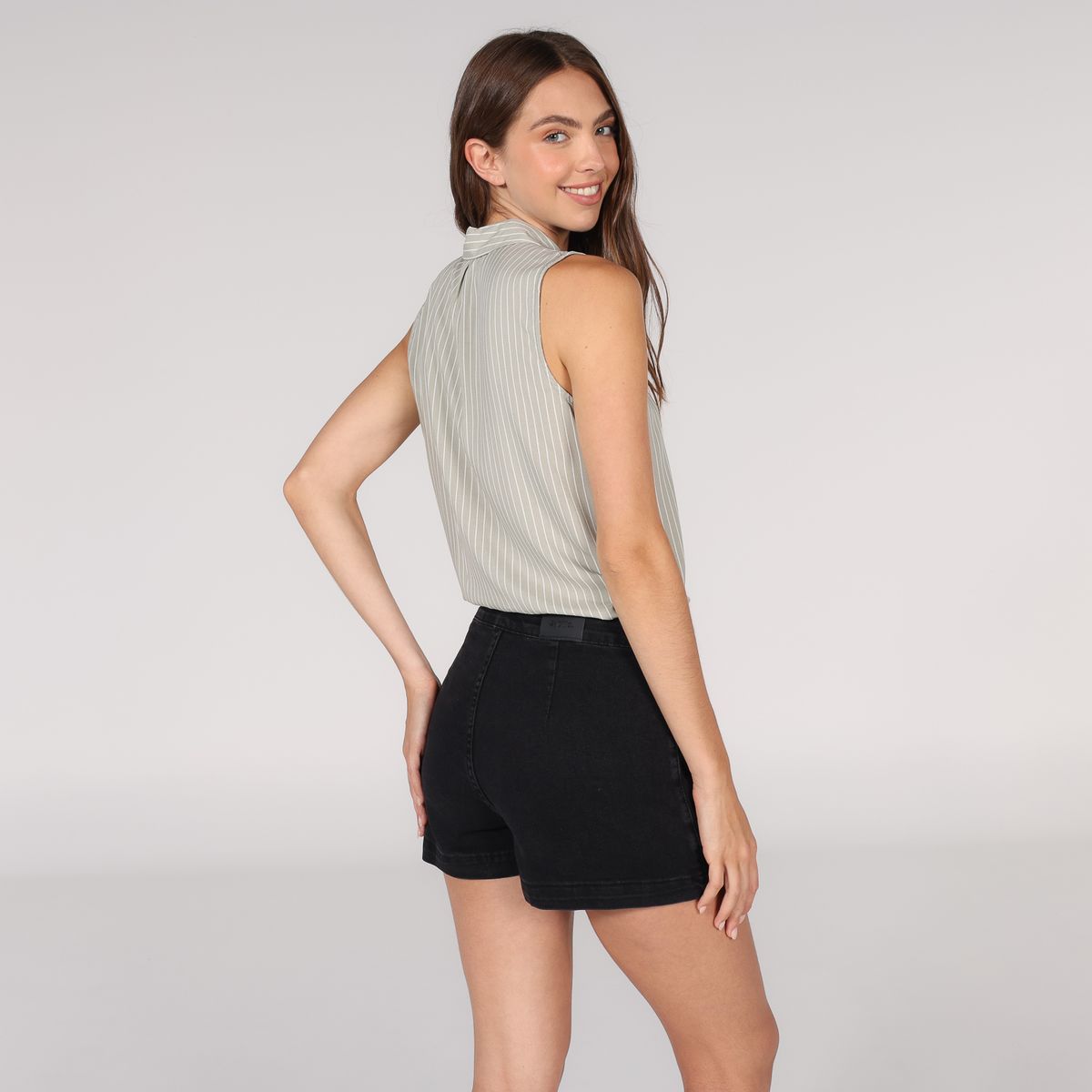 SYBILLA - Falda short Mini Mujer de Algodón Sybilla