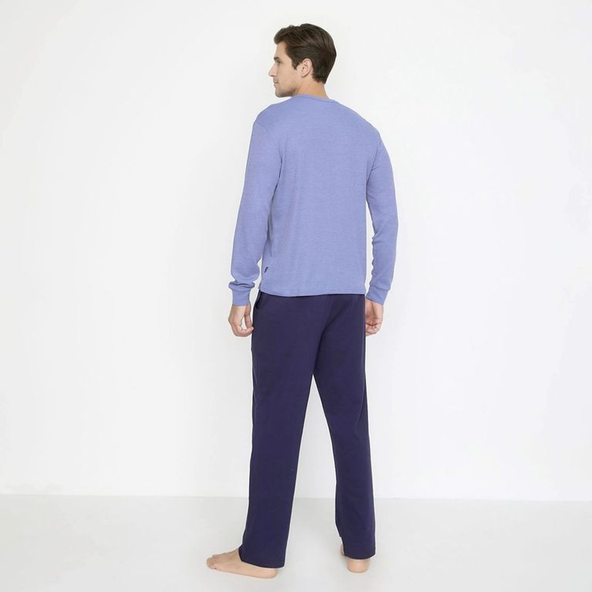 NEWPORT - Pijama Hombre Largo Manga larga de Algodón Newport