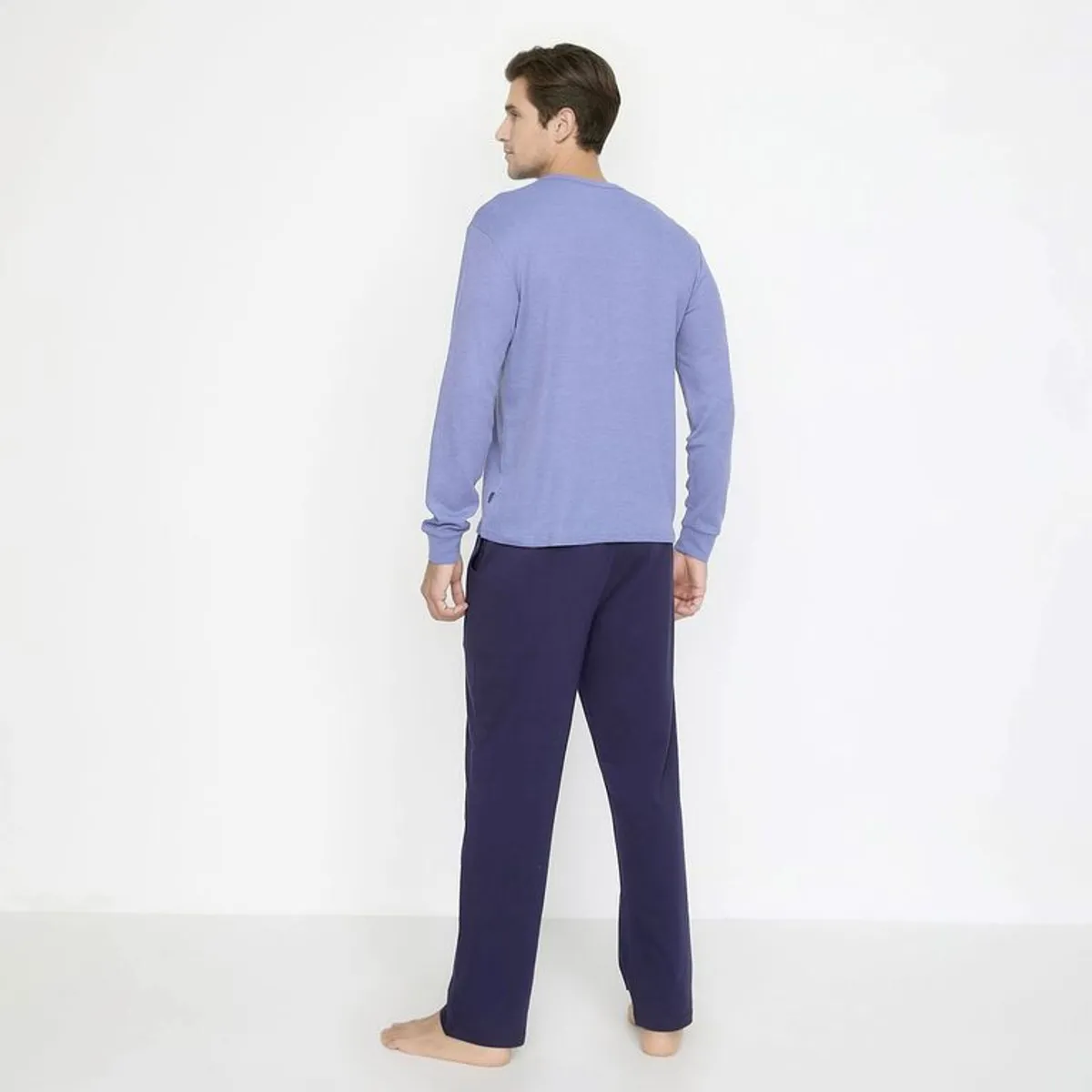 NEWPORT - Pijama Hombre Largo Manga larga de Algodón Newport