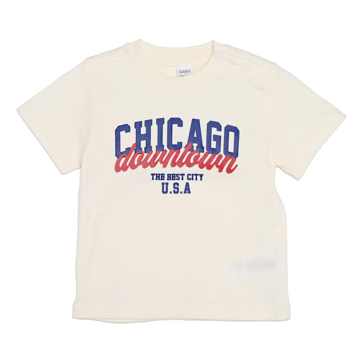 YAMP - Conjunto Camiseta Manga corta + Short para Bebé niño en Algodón Yamp