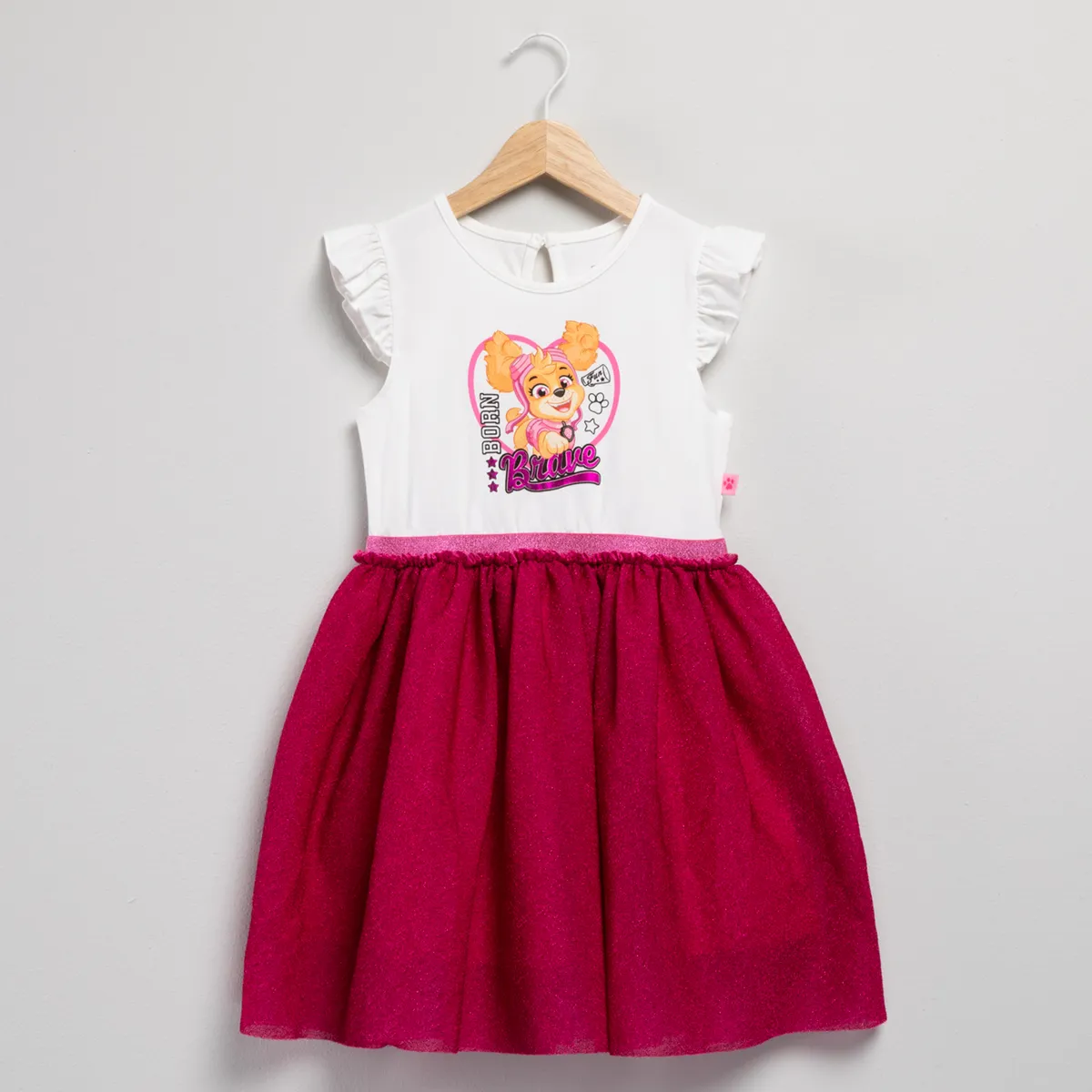 PAW PATROL - Vestido para Niña con Estampado de Algodón Paw Patrol