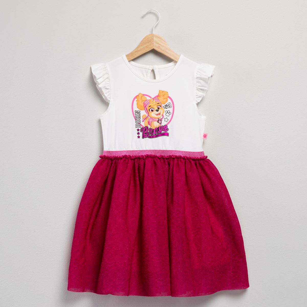 PAW PATROL - Vestido para Niña con Estampado de Algodón Paw Patrol