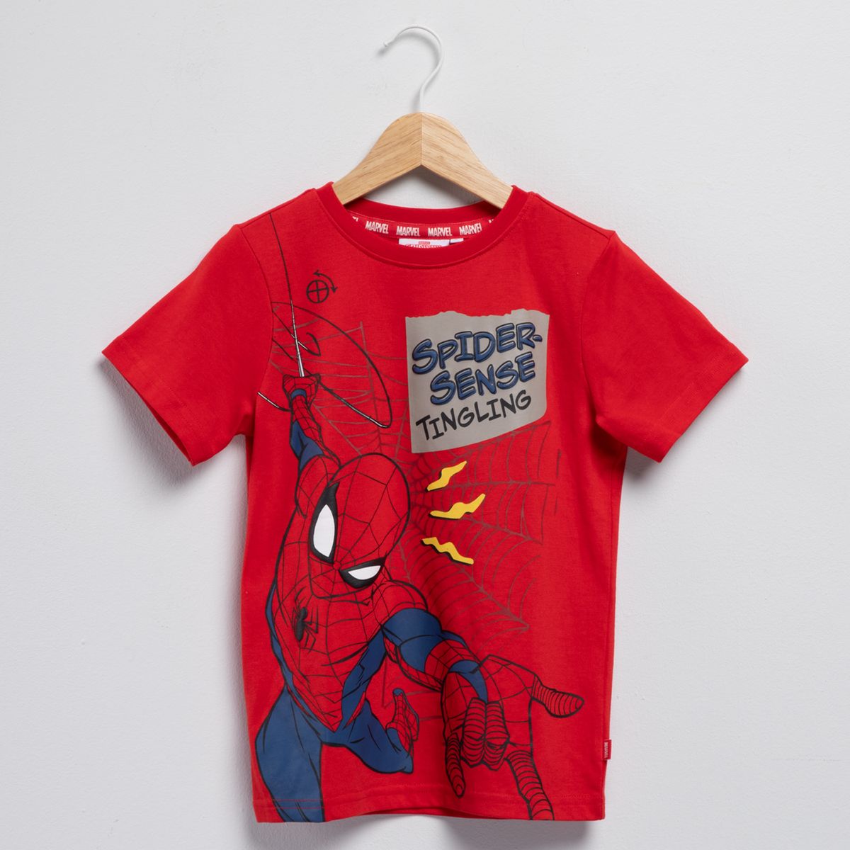 SPIDERMAN - Camiseta para Niño con Estampado Manga corta de Algodón Spiderman