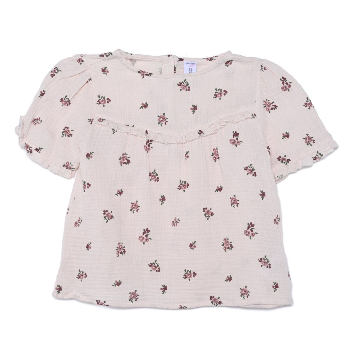 YAMP - Blusa Niña Manga corta de Algodón Yamp