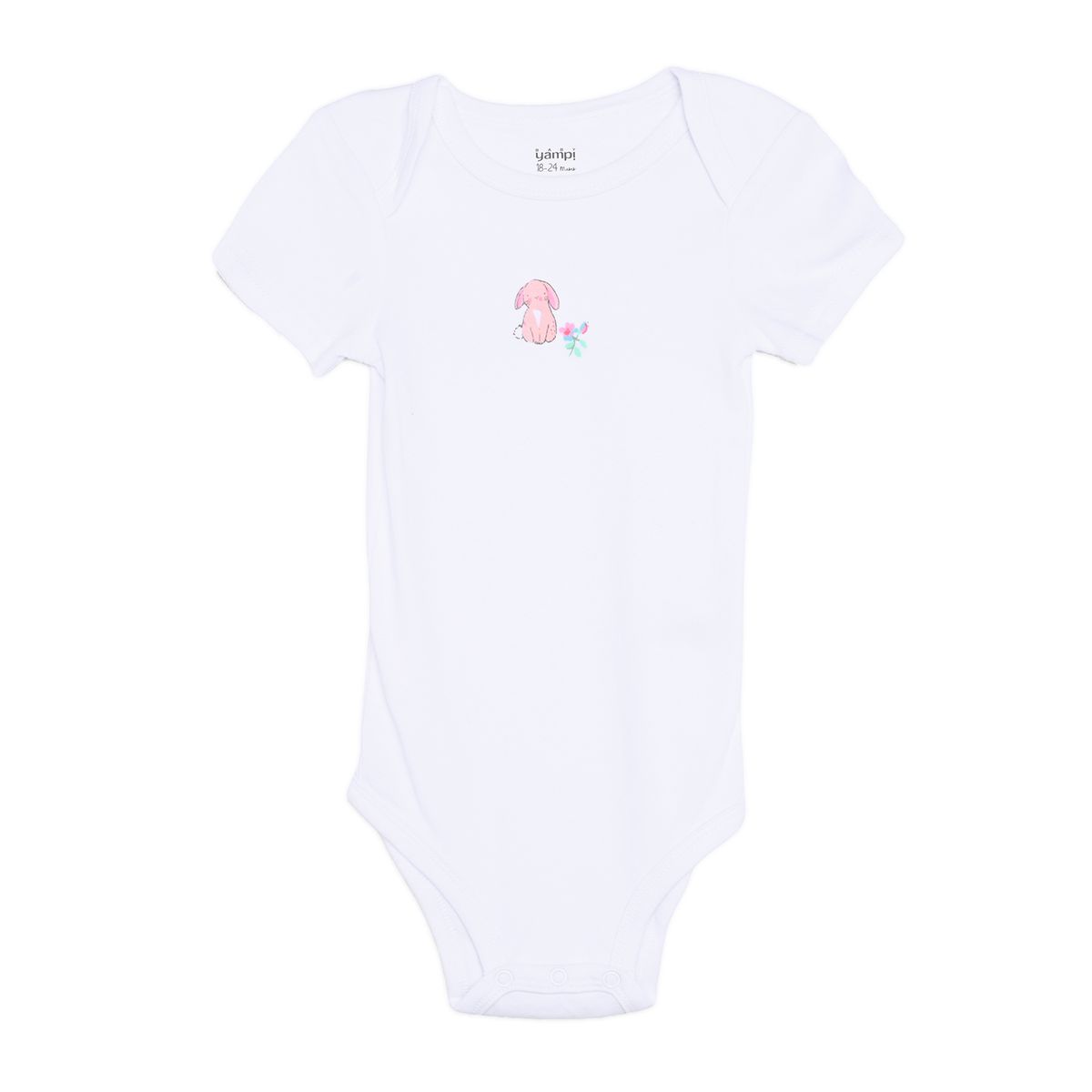 YAMP - Bodie para Bebé niña Pack de 5 de Algodón Yamp