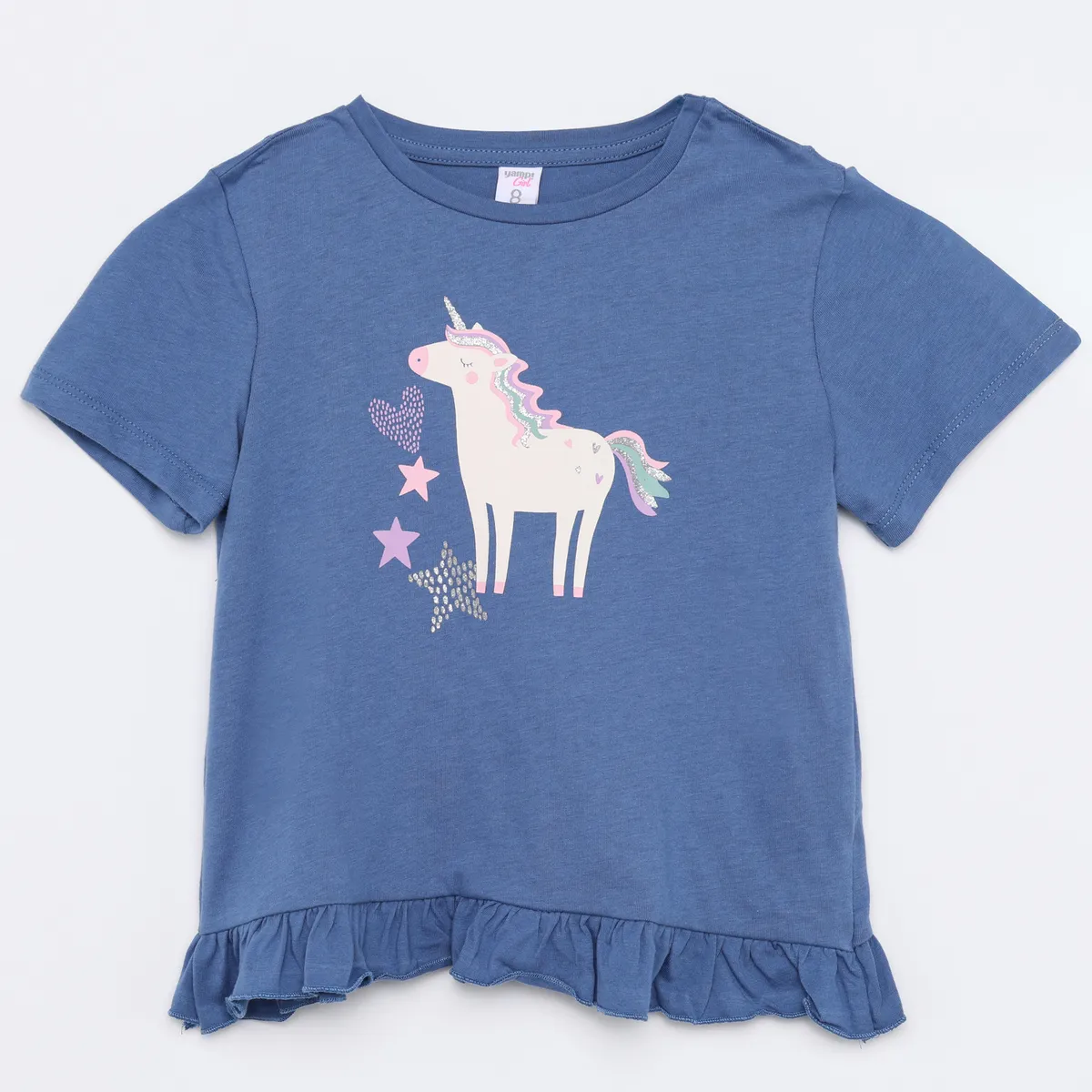 YAMP - Camiseta para Niña de Algodón Yamp