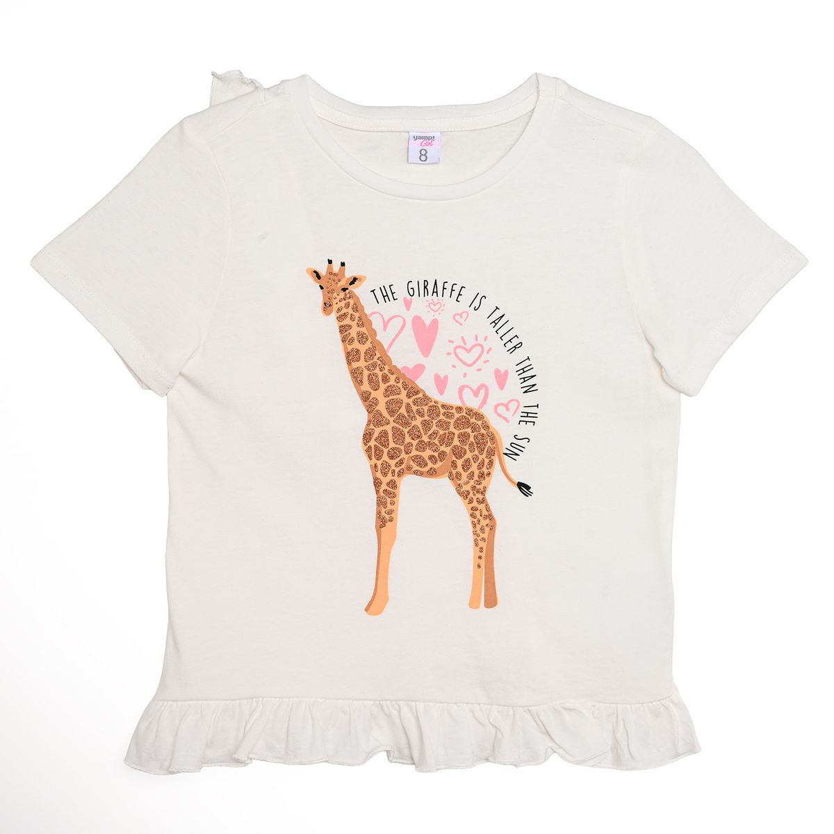 YAMP - Camiseta para Niña de Algodón Yamp