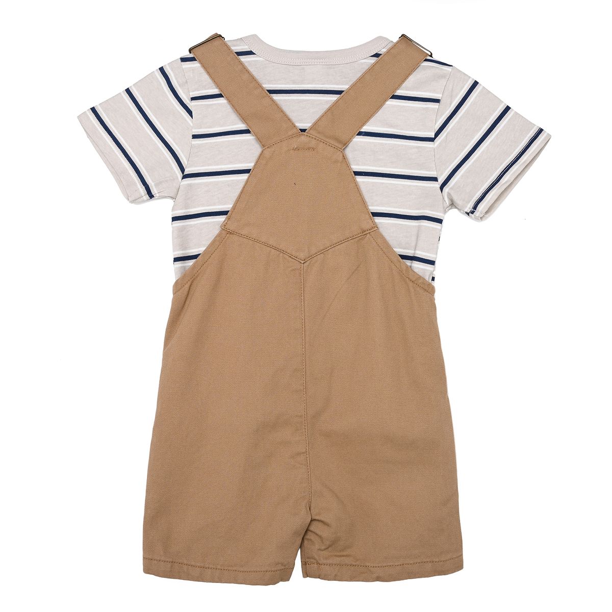 YAMP - Conjunto Overol + Camiseta manga corta para Bebé niño en Algodón Yamp