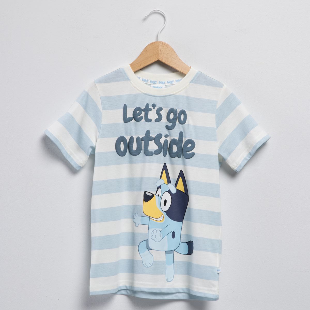 BLUEY - Camiseta para Niño con Estampado de Algodón Bluey