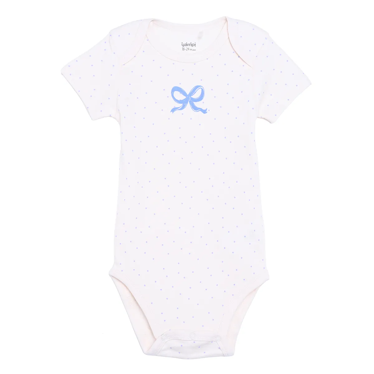 YAMP - Bodie para Bebé niña Pack de 3 de Algodón Yamp