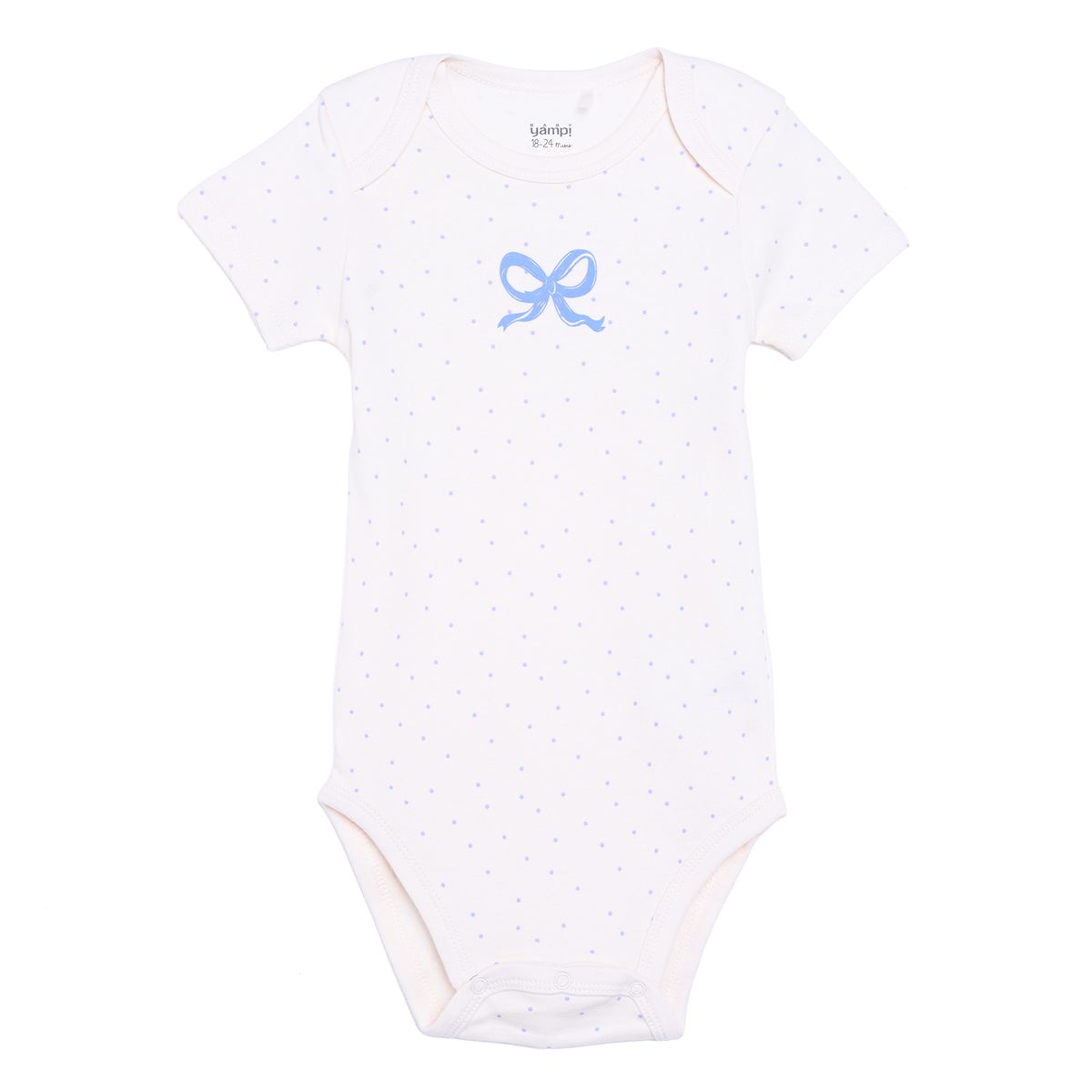YAMP - Bodie para Bebé niña Pack de 3 de Algodón Yamp