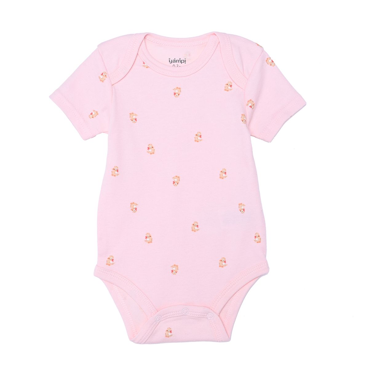 YAMP - Bodie para Bebé niña Pack de 3 de Algodón Yamp
