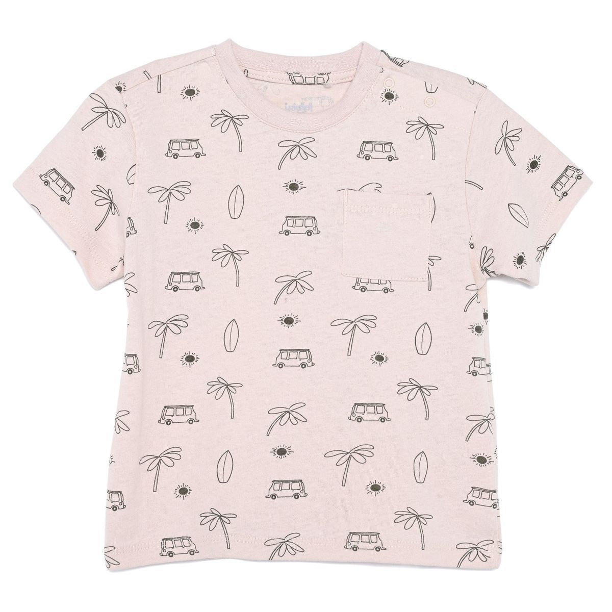 YAMP - Camiseta Manga Corta para Bebé niño con Estampado de Algodón Yamp