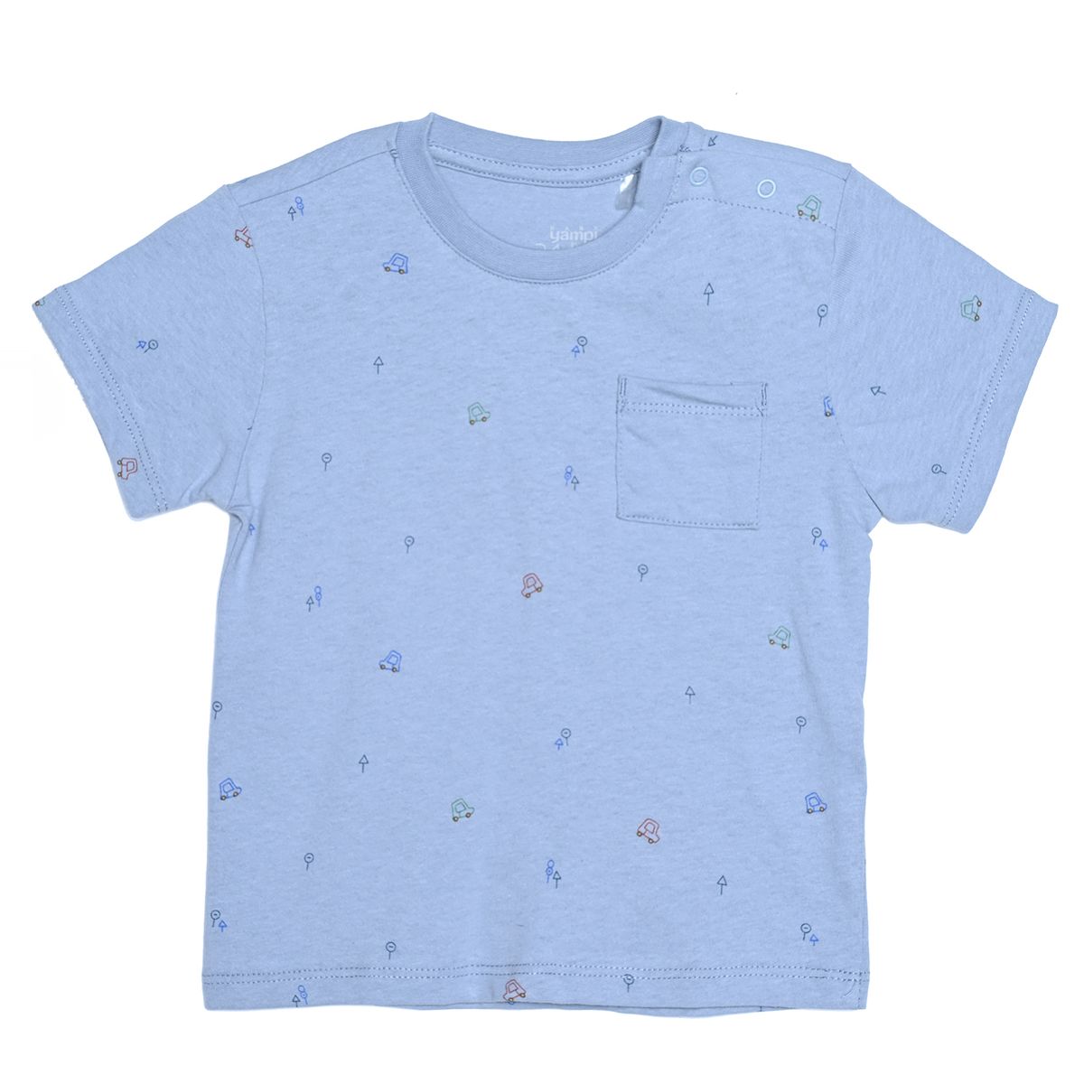 YAMP - Camiseta Manga Corta para Bebé niño con Estampado de Algodón Yamp