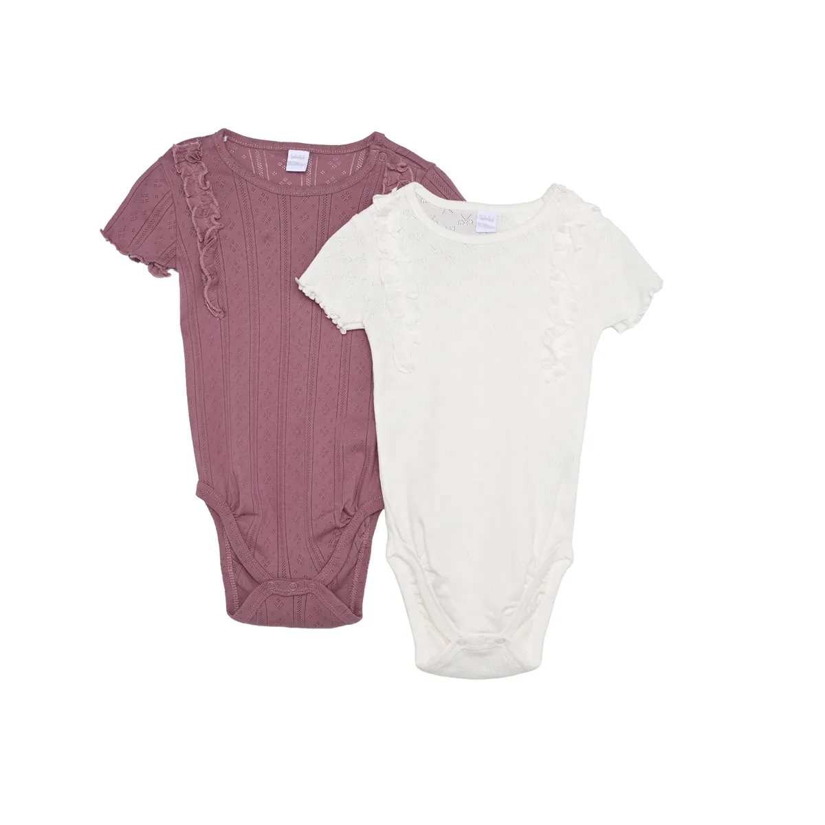 YAMP - Bodie para Bebé niña Pack de 2 de Algodón Yamp