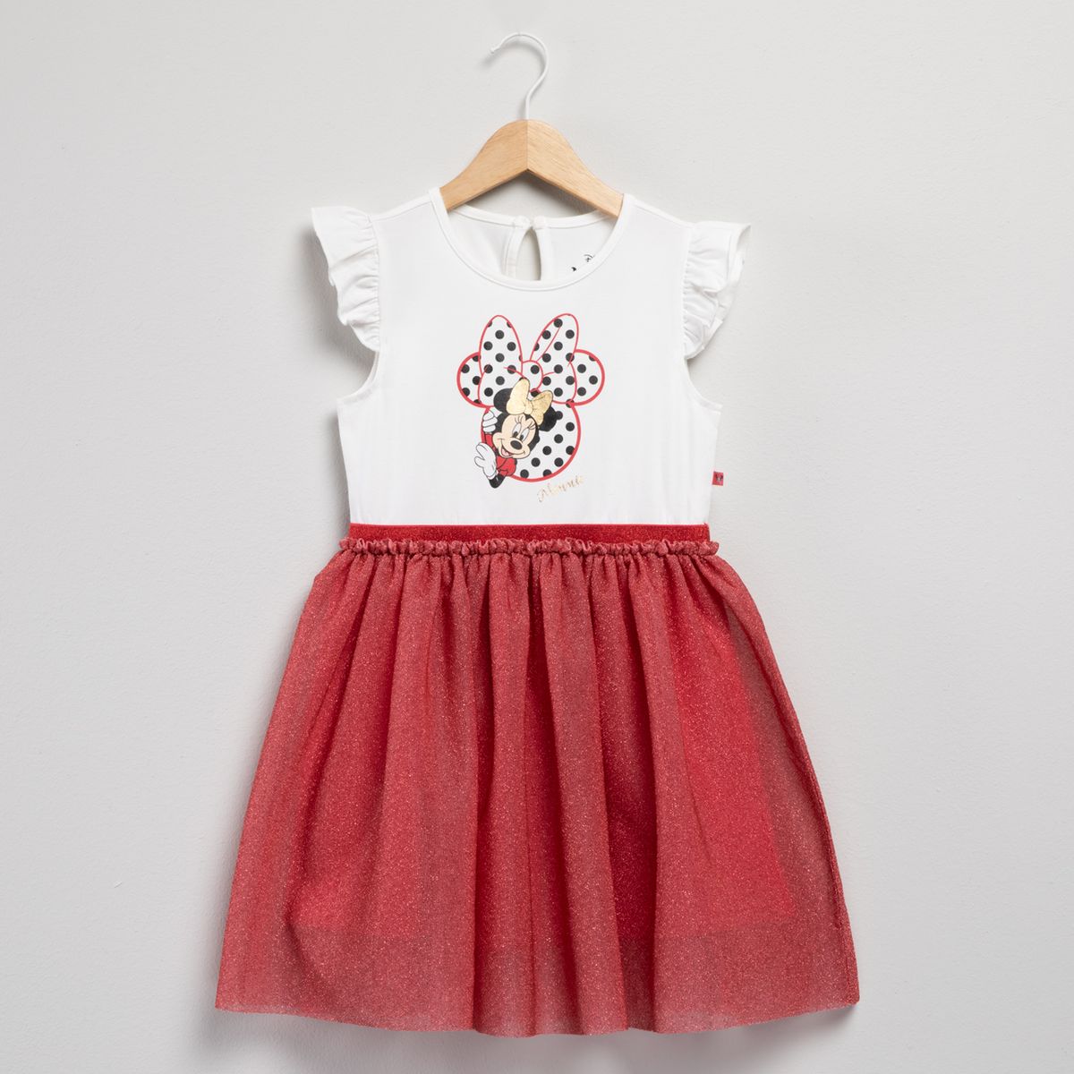 MINNIE - Vestido para Niña con Estampado de Algodón Minnie