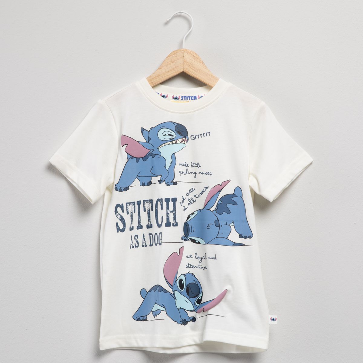 LILO & STITCH - Camiseta para Niño con Estampado de Algodón Lilo & Stitch