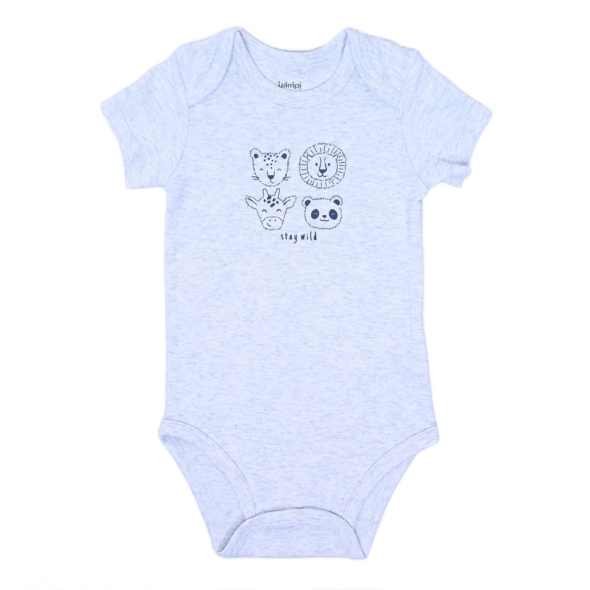 YAMP - Bodie para Bebé niño Pack de 3 de Algodón Yamp