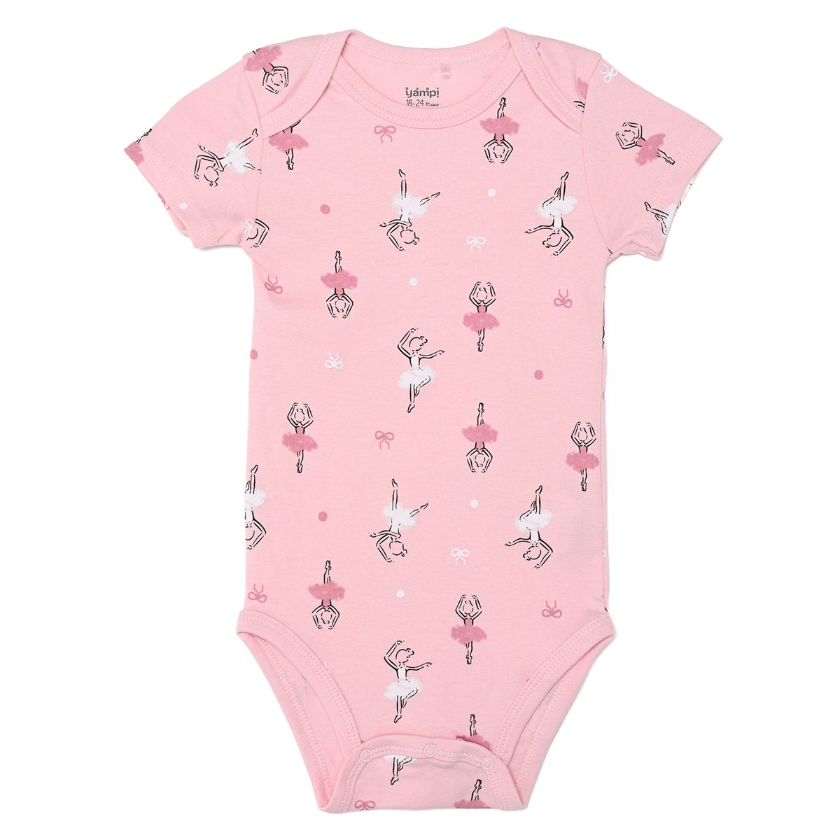 YAMP - Bodie para Bebé niña Pack de 7 de Algodón Yamp