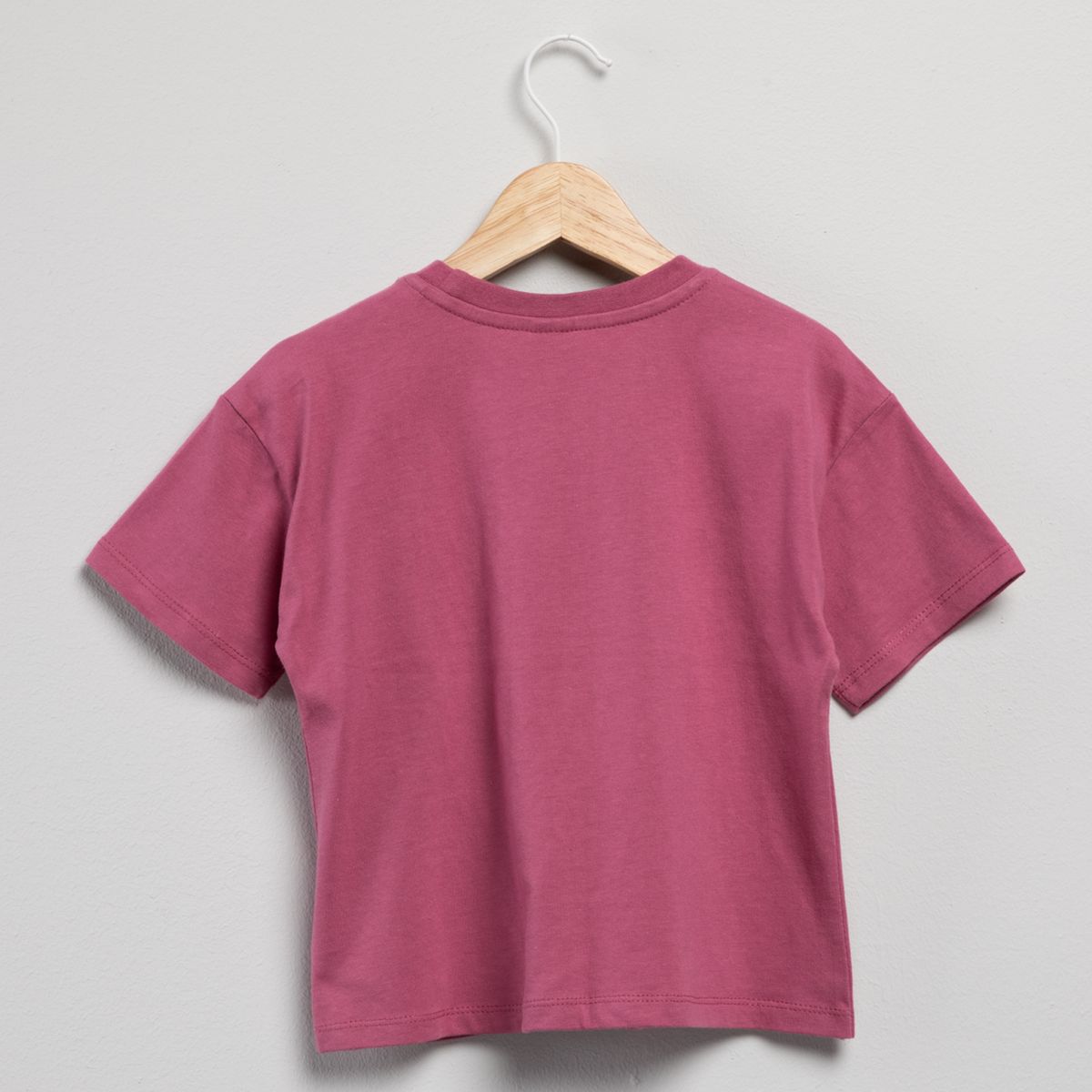 YAMP - Camiseta para Niña con aplique Manga corta de Algodón Yamp
