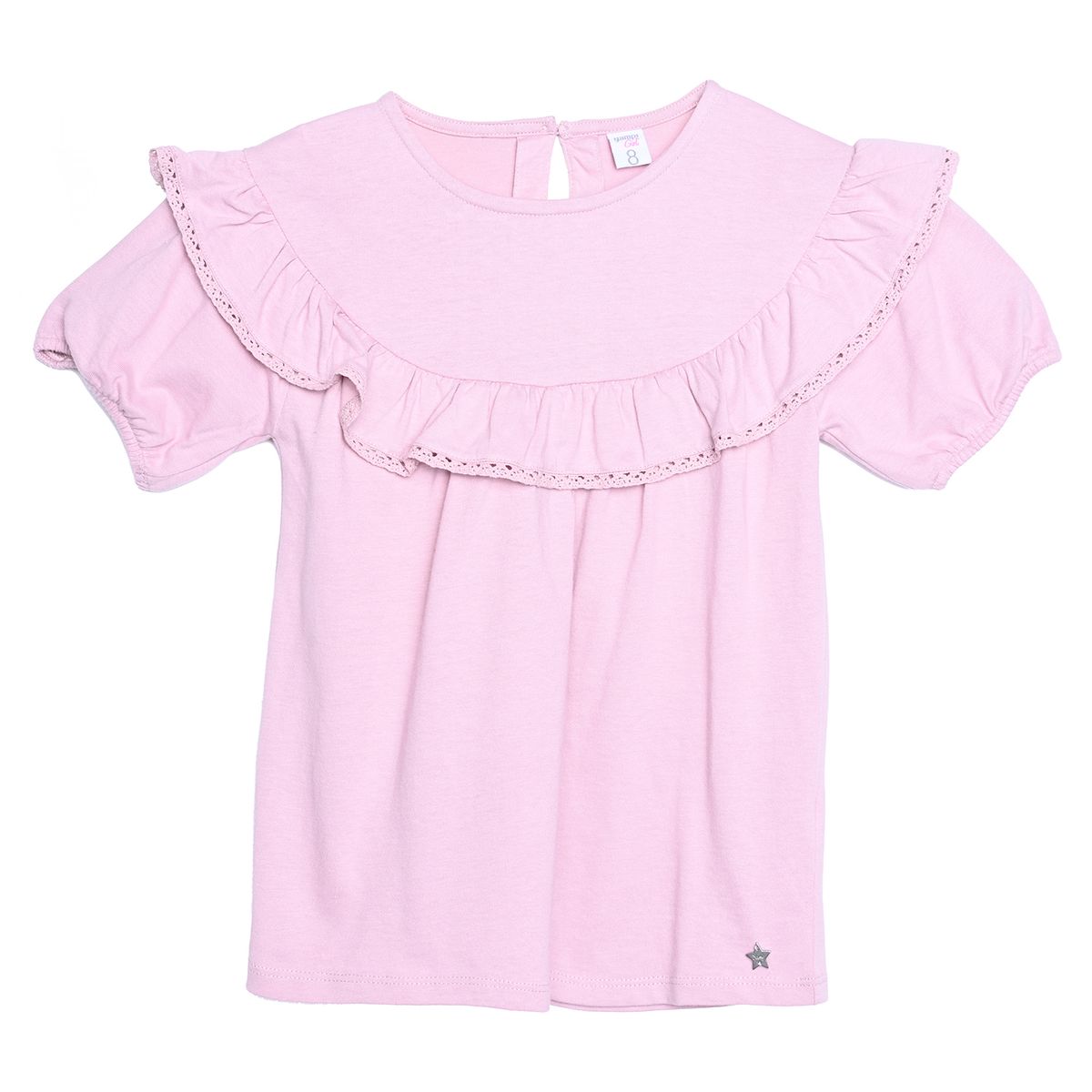 YAMP - Camiseta para Niña de Algodón Yamp