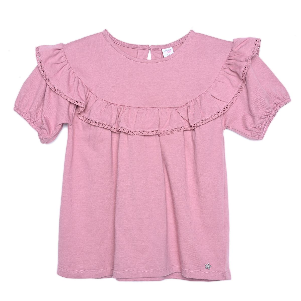 YAMP - Camiseta para Niña de Algodón Yamp