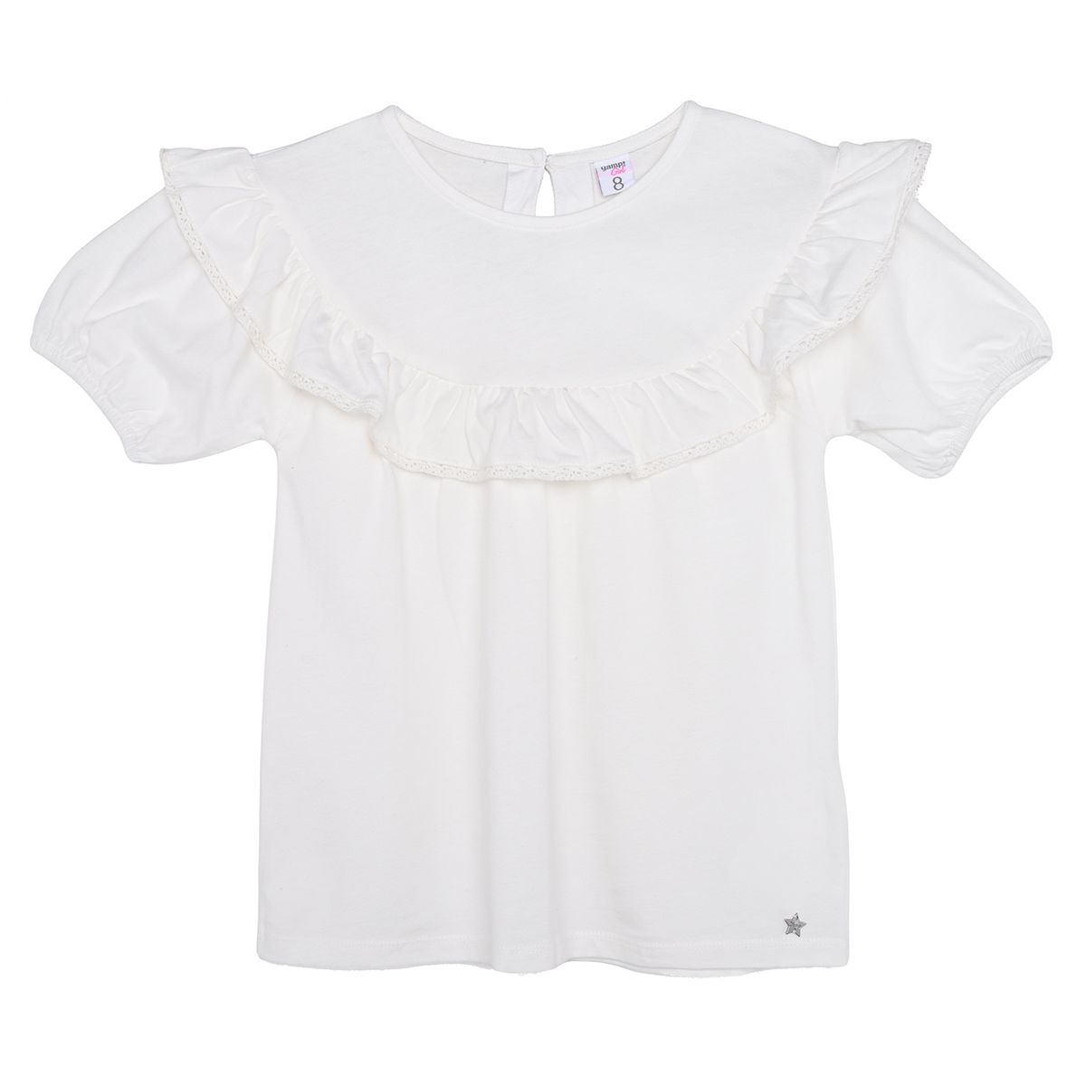 YAMP - Camiseta para Niña de Algodón Yamp