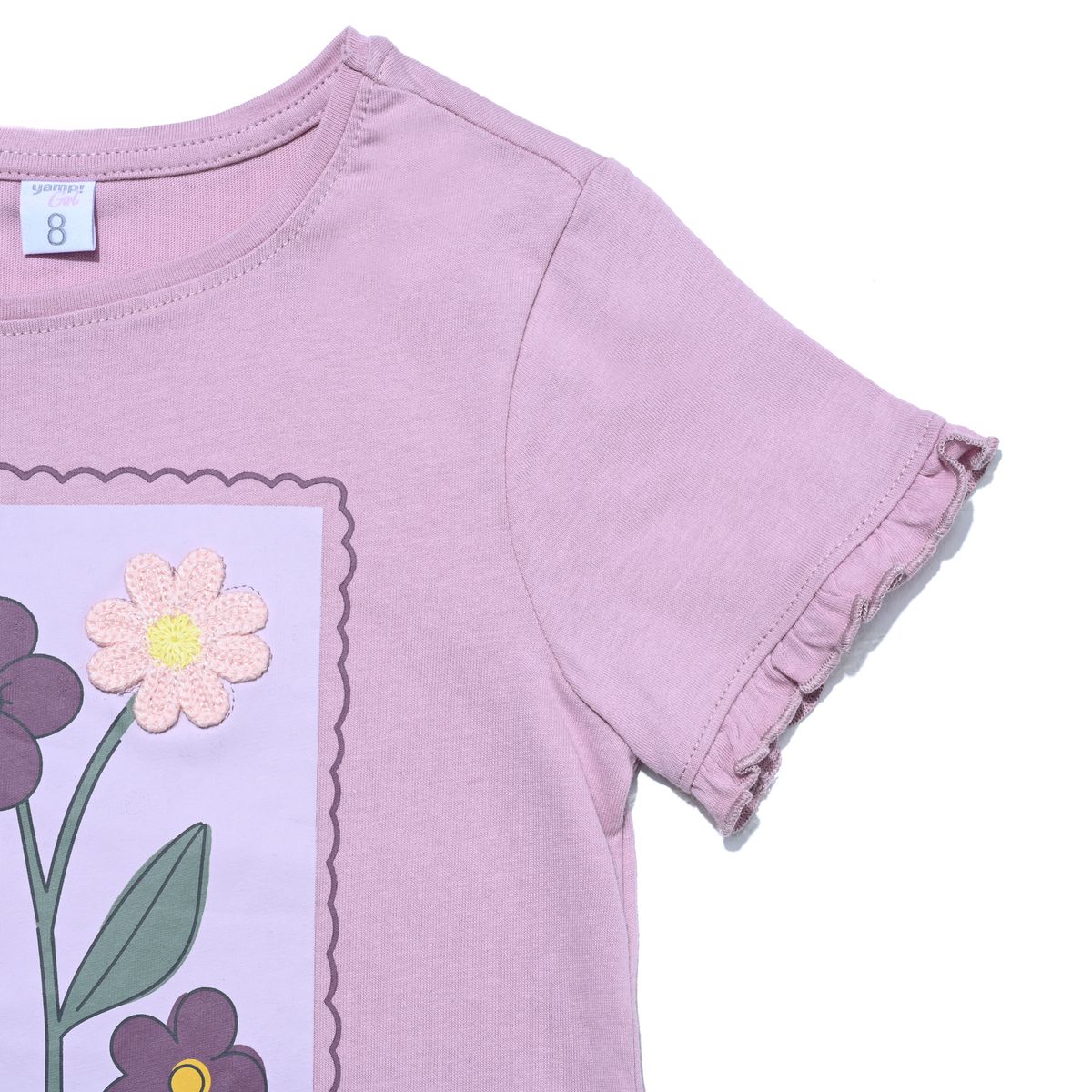 YAMP - Camiseta para Niña de Algodón Yamp