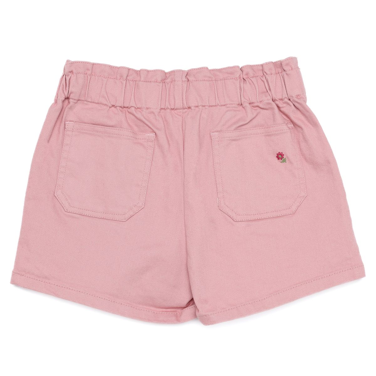 YAMP - Short para Niña con Bordado Cintura elásticada de Algodón Yamp