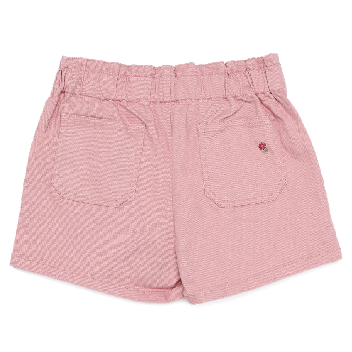 YAMP - Short para Niña con Bordado Cintura elásticada de Algodón Yamp