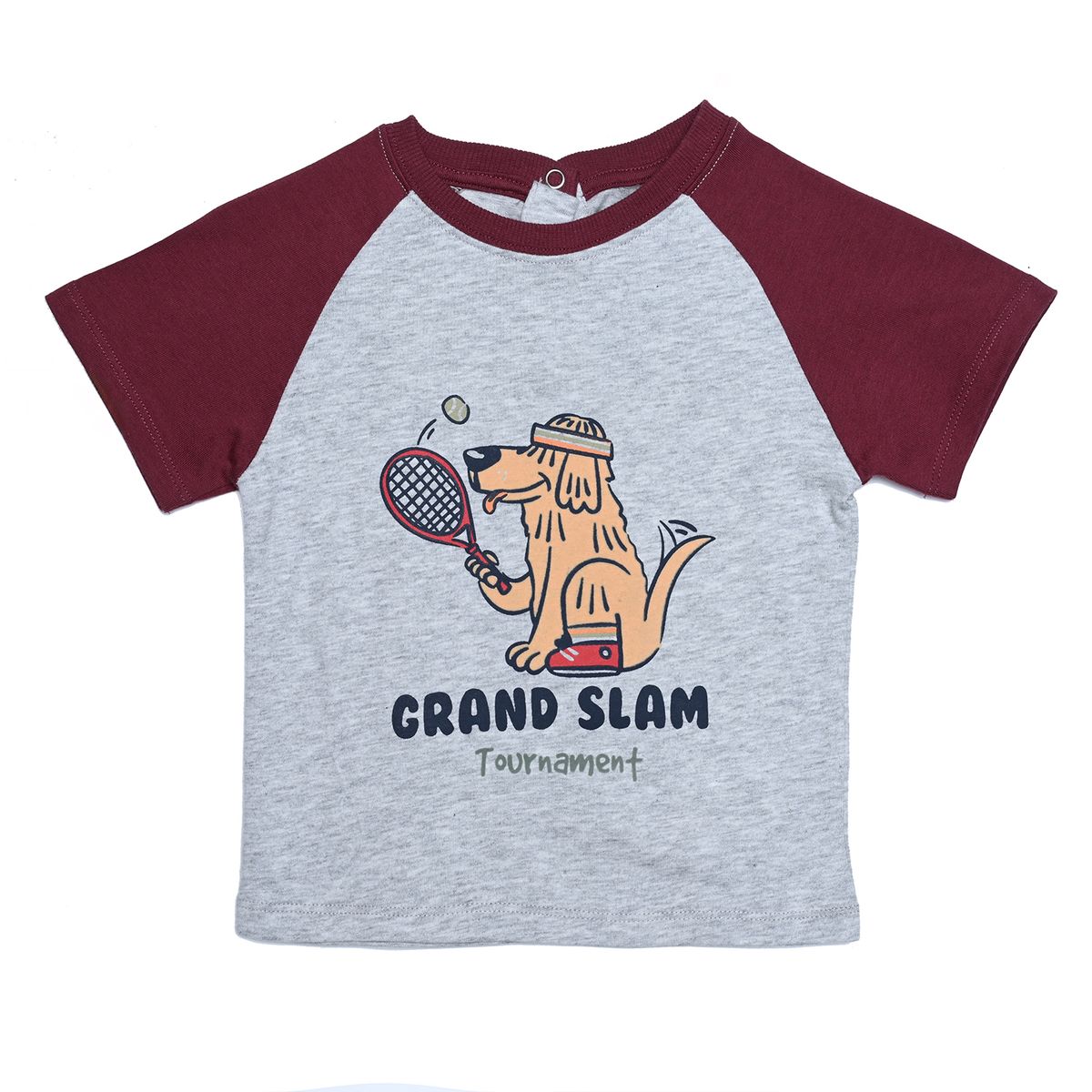 YAMP - Camiseta Manga Corta para Bebé niño con Estampado de Algodón Yamp