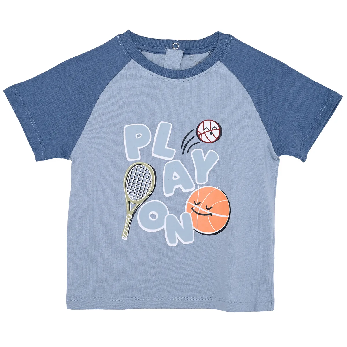 YAMP - Camiseta Manga Corta para Bebé niño con Estampado de Algodón Yamp
