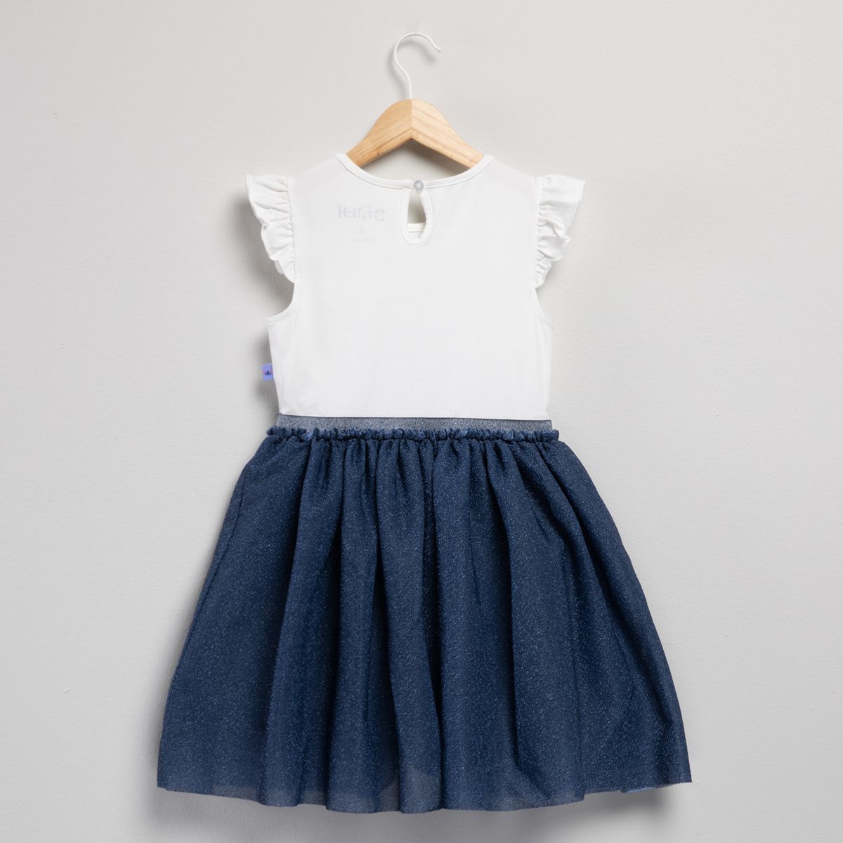 LILO & STITCH - Vestido para Niña con Estampado de Algodón LILO & STITCH
