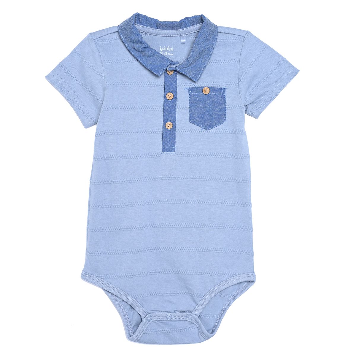 YAMP - Bodie para Bebé niña Pack de 2 de Algodón Yamp