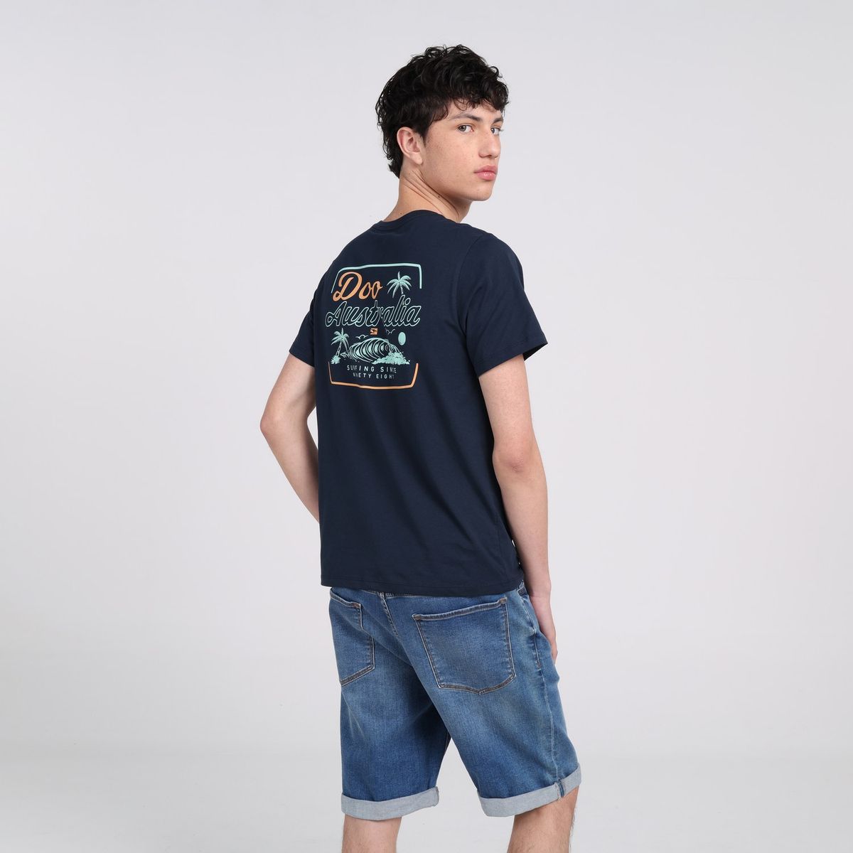 DOO AUSTRALIA - Camiseta para Niño con Estampado de Algodón Doo Australia
