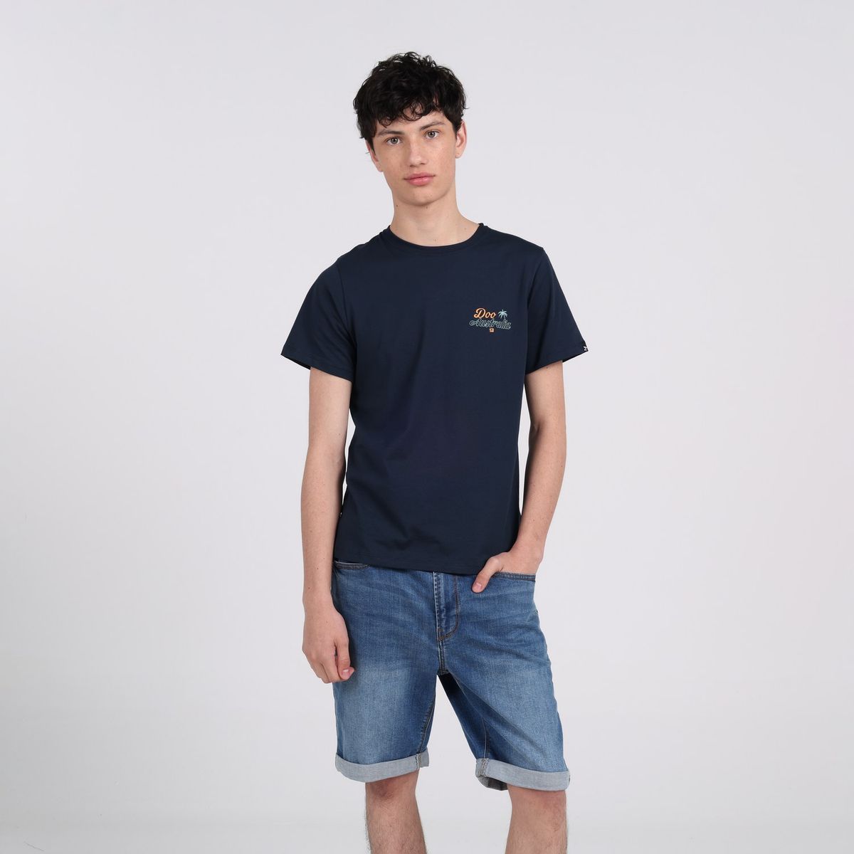 DOO AUSTRALIA - Camiseta para Niño con Estampado de Algodón Doo Australia