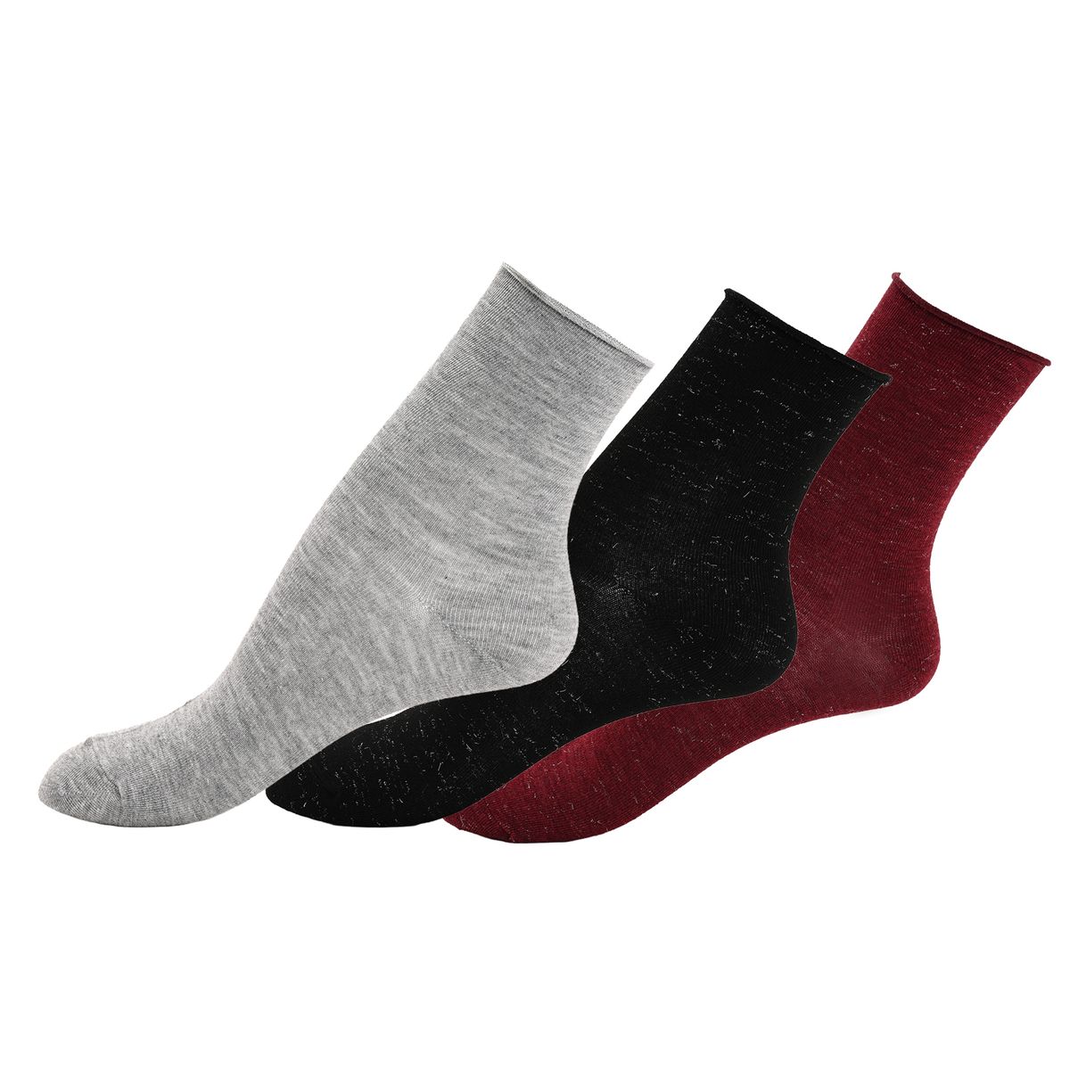 BLU - Medias para Mujer Pack de 3 Blu