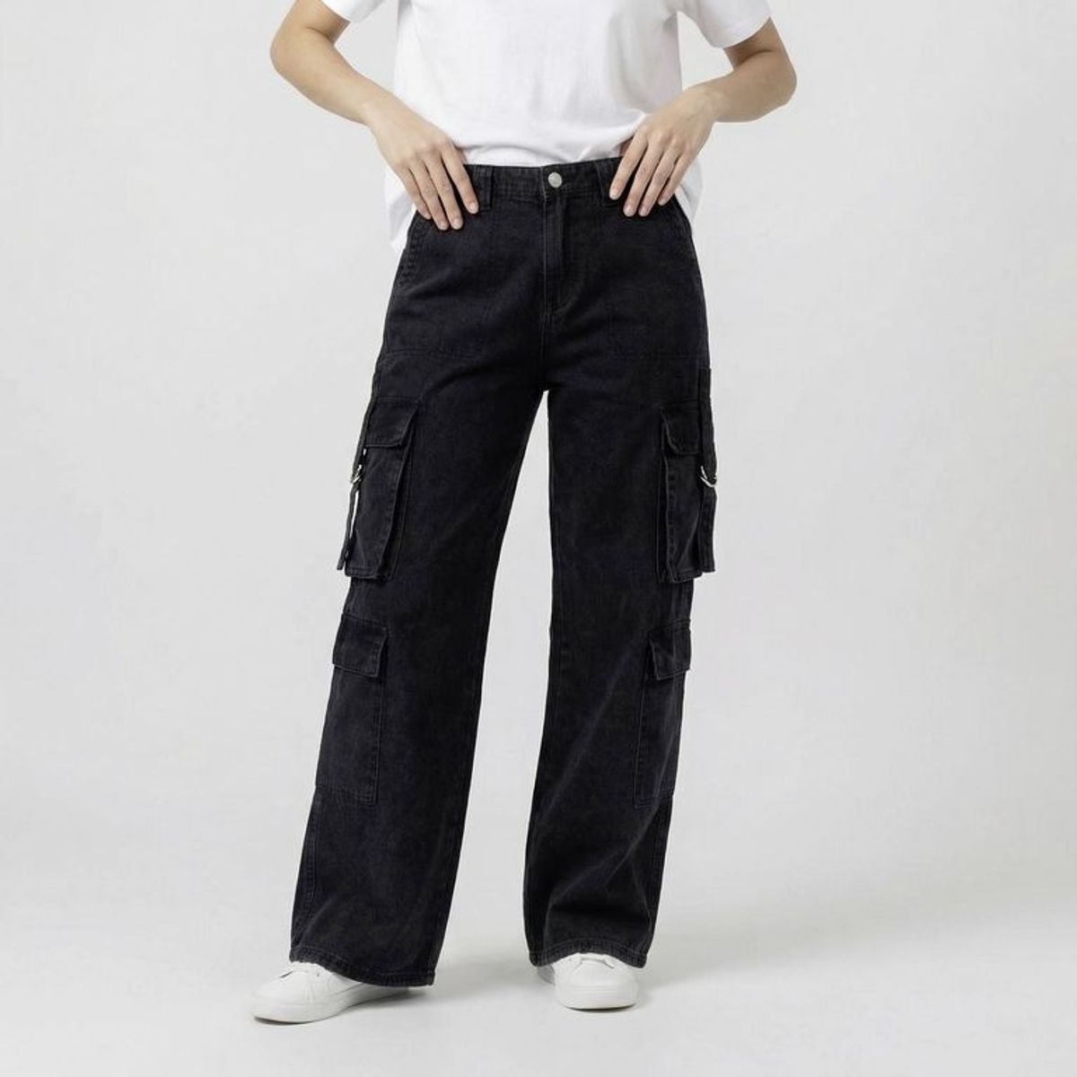 ELV - Pantalón para Niña de Algodón Elv