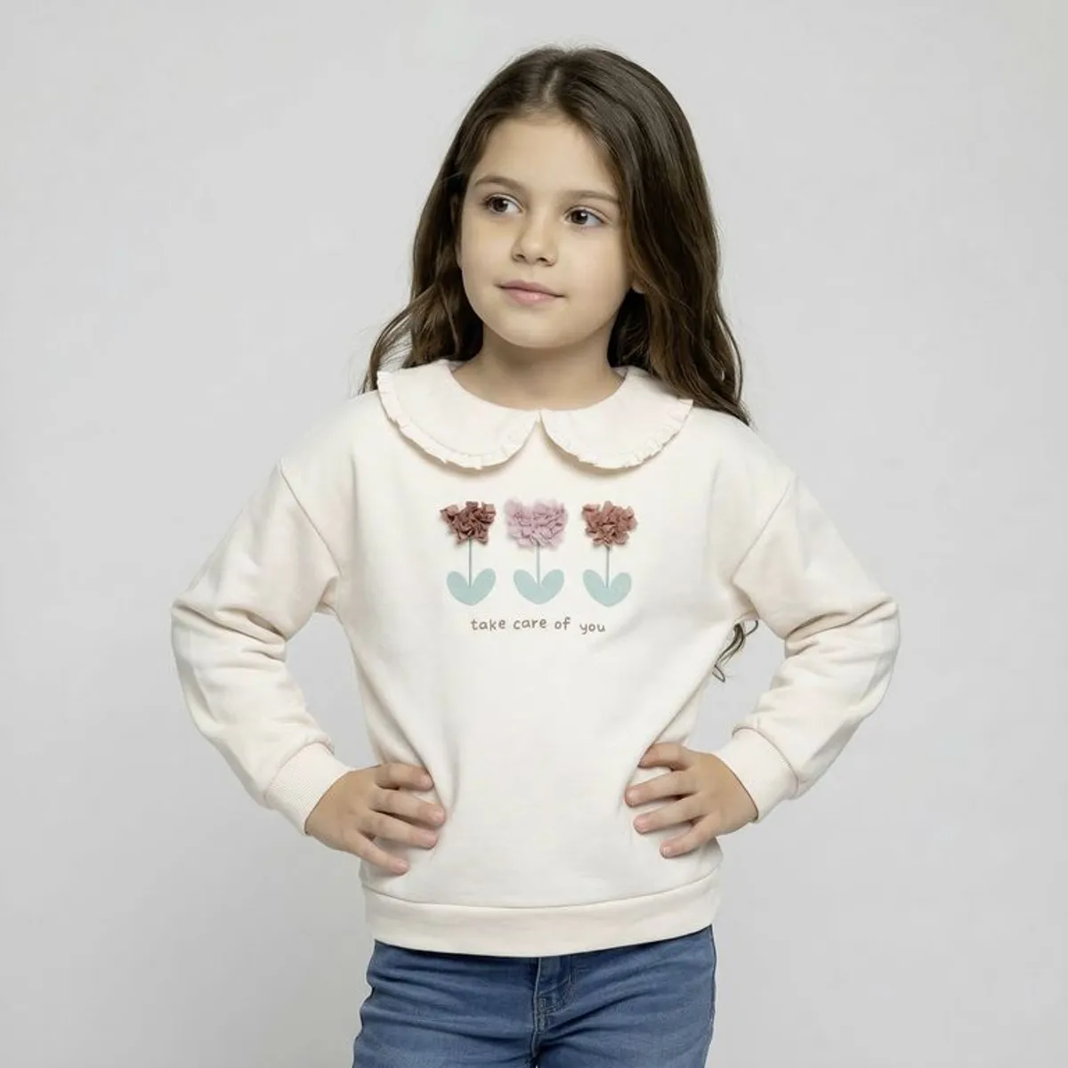 YAMP - Saco para Niña de Algodón Yamp