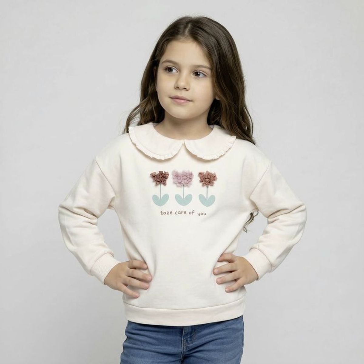 YAMP - Saco para Niña de Algodón Yamp